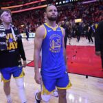Play -off NBA Golden State Warriors vs Houston Rockets Stephen Curry