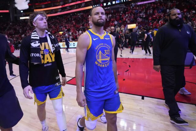 Play -off NBA Golden State Warriors vs Houston Rockets Stephen Curry