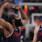 Play -off NBA Los Angeles Clippers vs Denver Nuggets James Harden