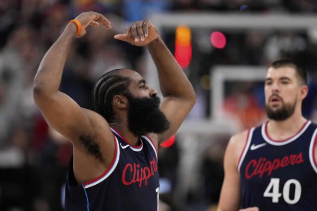 Play -off NBA Los Angeles Clippers vs Denver Nuggets James Harden
