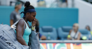 Coco Gauff reagoval na nehodu v hre na Madrid Open

