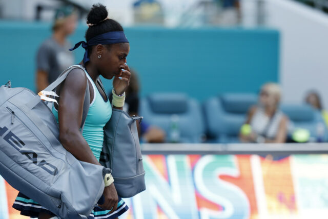 Coco Gauff reagoval na nehodu v hre na Madrid Open

