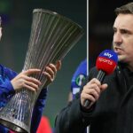 Cole Palmer reagoval na smutné Chelsea Jibe Garyho Neville po víťazstve konferenčnej ligy