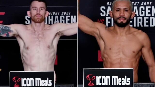 Cory Sandhagen, Deiveson Figueiredo váži

