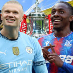 Londýn, Anglicko - 17. mája: Adam Wharon z Crystal Palace sa pozrie, počas inšpekcie výšky pred posledným zápasom Emirates FA Cup medzi Crystal Palace a Manchester City na štadióne Wembley 17. mája 2025 v Londýne v Anglicku. (Foto: Eddie Keogh - FA/FA cez Getty Images)