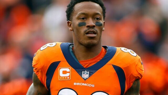 Demaryius Thomas, ktorý bude predstavený do Broncos Ring of Glory

