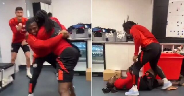 Des coéquipiers de Premier League dans une vidéo de ferraille vestimentaire qui va «p *** off» boss
