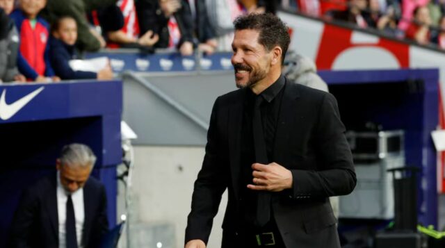 Diego Simeone reaguje na Alexandra Sorlota Målblitza

