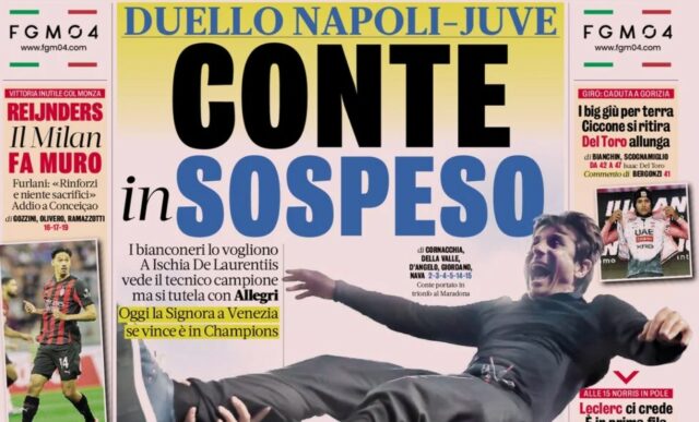Dnešné jedlo - Conte pozastavené, Juventus strach

