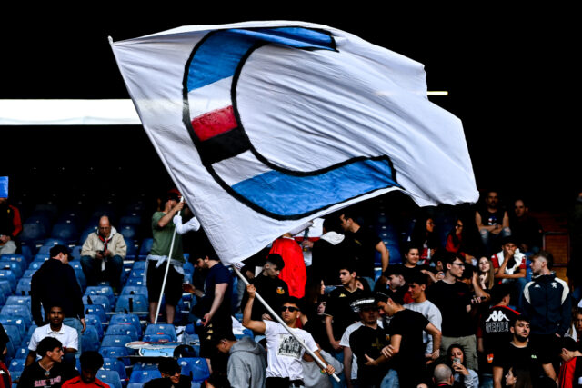Fanúšikovia Janov zosmiešňujú rivaly Sampdoria na krásnu degradáciu

