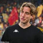 Fiorentina Star Edoardo Bove sa v nedeľu večer vrátila do rodičovského klubu
