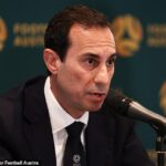 Futbalový austrálsky predseda Anter Isaac (na obrázku) pripustil, že je sklamaný po tom, čo národný riadiaci orgán zaregistroval stratu 8,5 milióna dolárov v roku 2024 v roku 2024