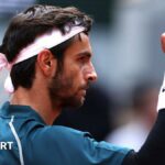 Lorenzo Musetti celebrates