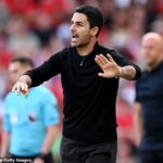 Mikel Arteta povedal, že Arsenal sledoval svoju prvú polovicu proti Liverpoolu „zabil“