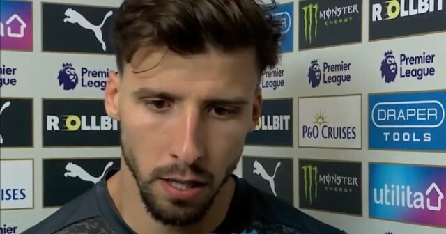 Furious Ruben Dias slzy v Southamptone po kreslení Manchester City

