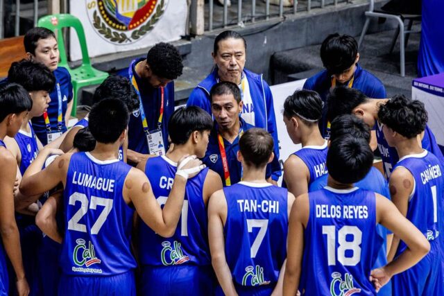 La Tenorio a Gilas Youth v kvalifikáciách Seaba FBA Asia U16 Cube Seaba. Trénera
