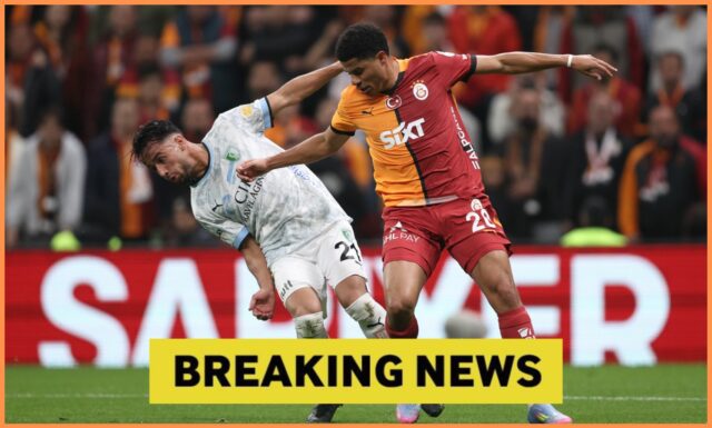 Gabriel Sara oslavuje cieľ pre Galatasaray