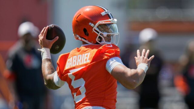 Gabriel, ktorý prijíma Sanders, pridáva sa do súťaže QB Brownsovej QB

