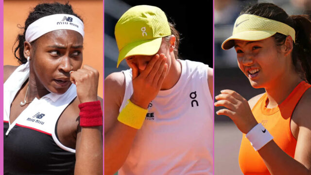 Gauff, Radacanu a Eala stúpa, keď Swiaceek spadne

