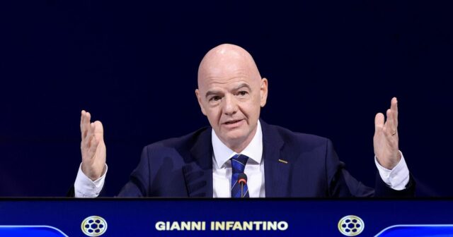 Gianni Infantino, Fifa Boss's Stage Protest s Mass Walk po Saudskej Arábii Furore | Futbalový šport

