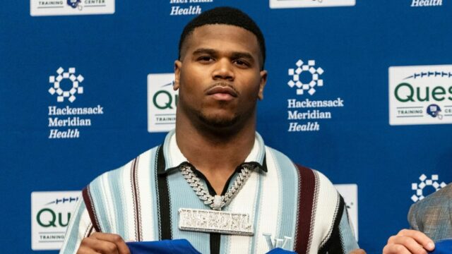 Giants Top Pick Abdul Carter sa rozhodol pre č. 51 Po vyhľadávaní dresu

