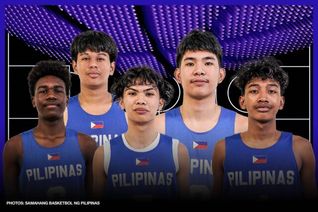 Banner Bannera strednej školy UAAP Gilas Pilipinas Mládežnícky zoznam pre klasifikáciu Fiba U16 Cup Cup Cup Seaba.