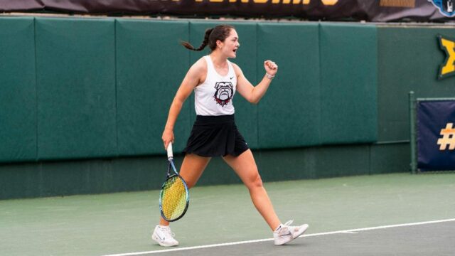 Gruzínsky ženský tenis Downs Texas A&M za 1. národný titul od roku 2000

