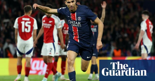 Hakimi Seals PSG Ligy Ligy Ligy Final Place ako odvážny arzenál krátky | Liga majstrov

