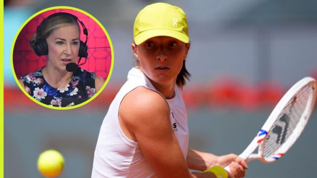IgA Slitarek dal Chris Evert úplne čestné hodnotenie, aby sa dostal pred Roland Garros

