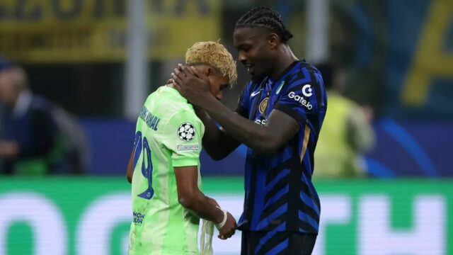 Marcus thuram zosmiešňuje lamin yamal