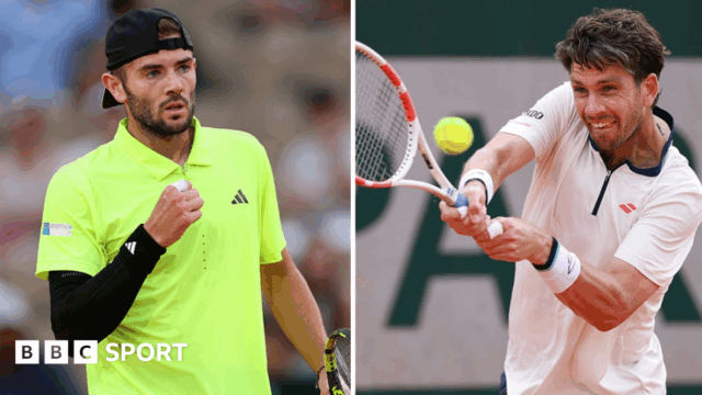 Jacob Fearnley and Cameron Norrie meet in Paris on Saturday