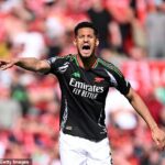 William Saliba mal od obhajoby Gabriel niekoľko triasnutí