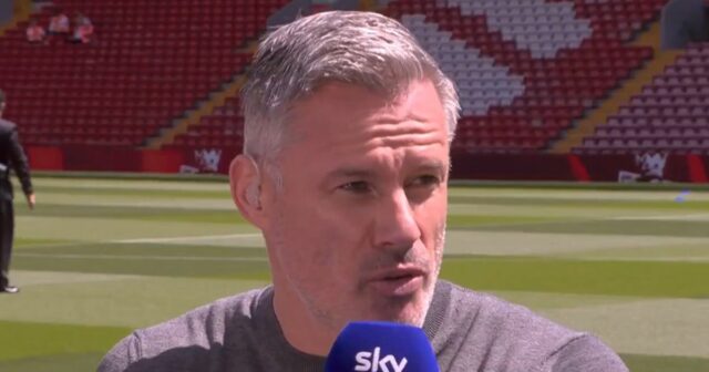 Jamie Carragher robí nudný Trent Alexander -Armold Drink pred odchodom

