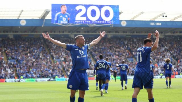 Jamie Vardy Nets 200. Cieľ Leicester City v rozlúčkovej hre

