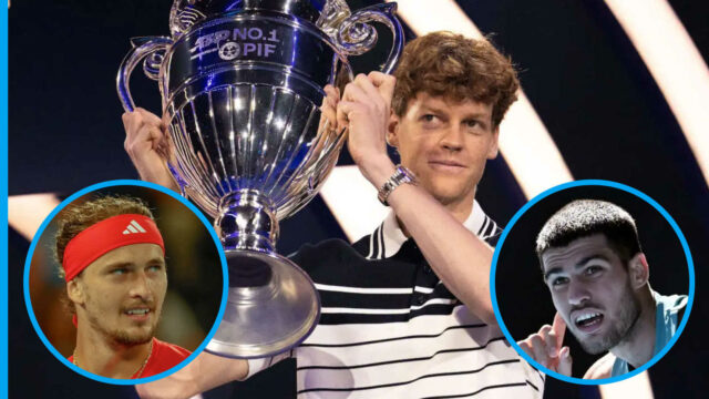 Jannik Sinner, Rímské matrace späť, aby vyhrali

