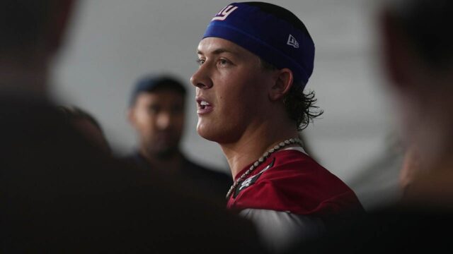 Jaxson Dart hovorí, že cena spoluhráča Giants za číslo Jersey bola „príliš veľa“

