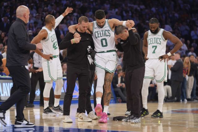 Jayson Tatum Celtics Knicks Game 4 play -off NBA