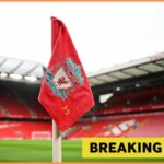 Jeremie Frimpong oslavuje cieľ pre Bayer Leverkusen