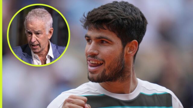 John McEnroe uvádza vo francúzštine kľúčový argument Carlosa Alcaraza

