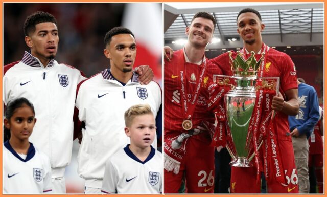 Jude Bellingham a Trent Alexander-Arnold