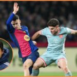 Julian Álvarez oslavuje cieľ pre Atlético de Madrid