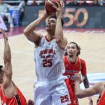 Japethaguilar (s tancom) a gin králi tentokrát čakajú konzistentnejšie. —PBA obrázky