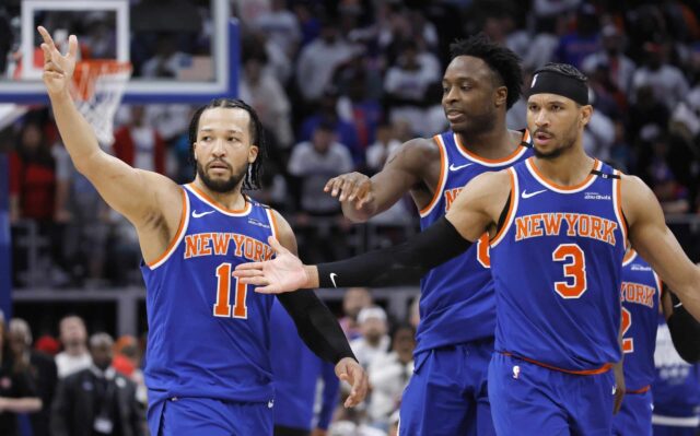 Play -off NBA New York Knicks vs Detroit Pistons Boston Celtics Jalen Brunson