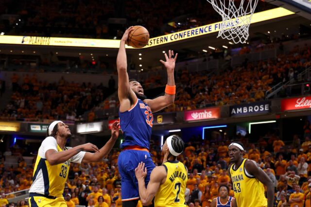 Karl-Anshony Towns Knicks prešiel cez pacers NBA Playoff Game 3