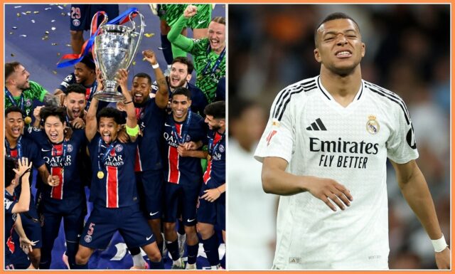 Kylian Mbappe reaguje na Ligu majstrov víťazov PSG

