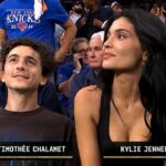 Kylie Jennerová sedela vedľa Timothee Chalamet v prednej rade Madison Square v záhrade
