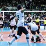 La Salle Lady Spikers oslavuje po tom, čo vyhrala zlaté tigre v Final Four, aby pokročili v ženskej volejbalovej sezóne UAAP 87.