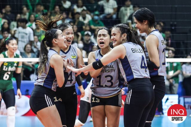 Vange Alinsug a Nu Lady Bulldogs vo finále volejbalového volejbalu UAAP 87.