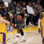 Play -off NBA Los Angeles Lakers vs Minesotta Timberwolves LeBron James Luka Doncic Anthony Edwards