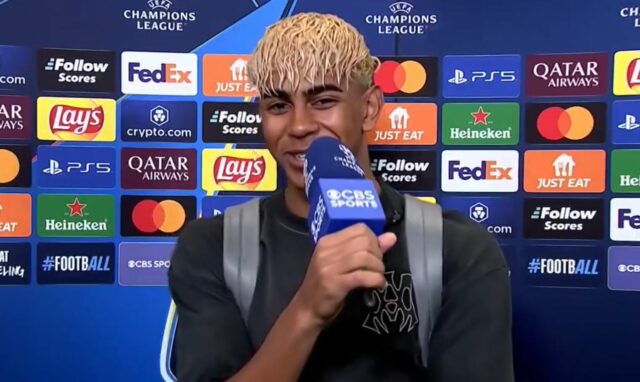 Lamine Yamal sa v rozhovore snaží angličtinu a robí Thierry Henry sľub

